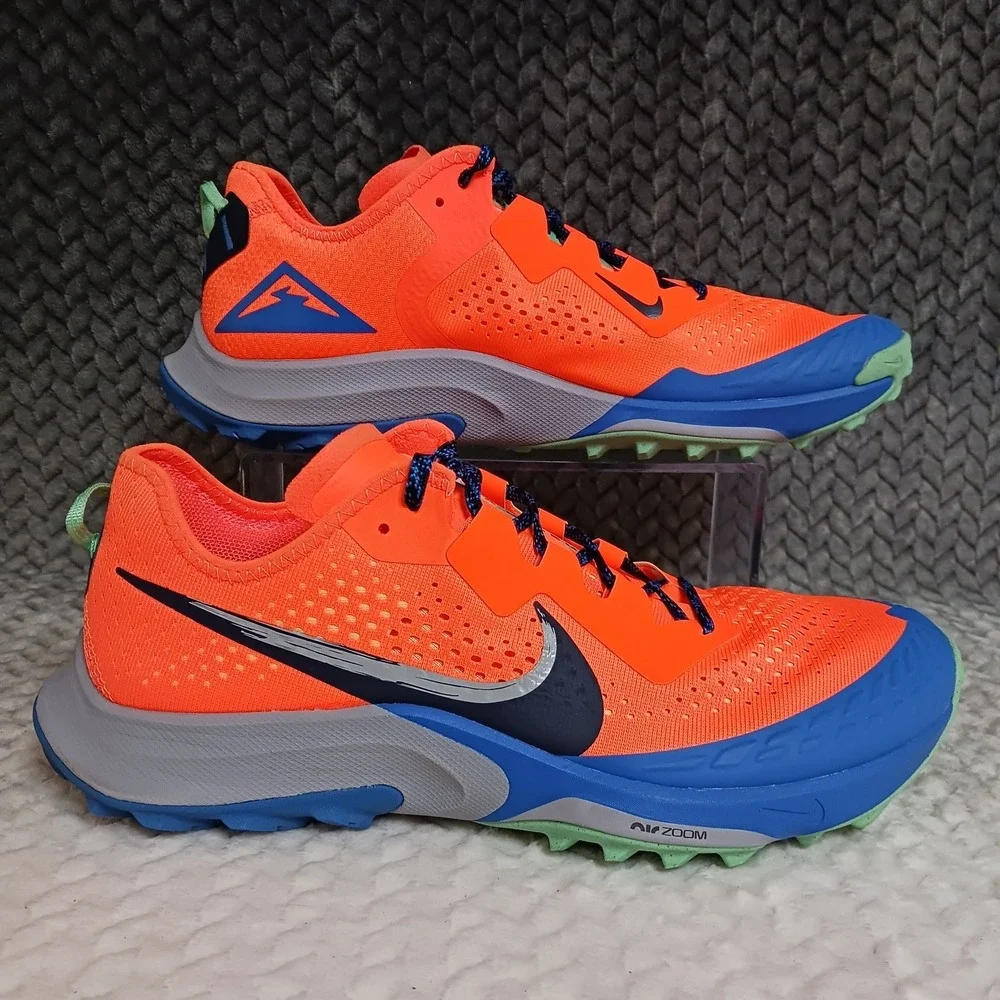 Nike Air Zoom Terra Kiger 7 Total Orange Men's Trail Running Shoes Size 11